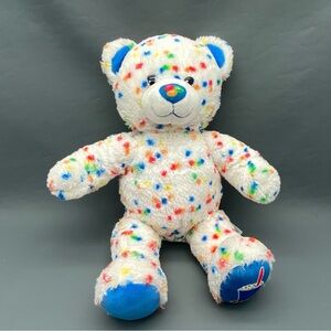 Build A Bear Dairy Queen DQ 17" Teddy Bear Blizzard Confetti Candy Stuffed Plush